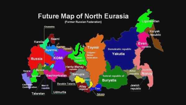 Карта сепаратизма в россии