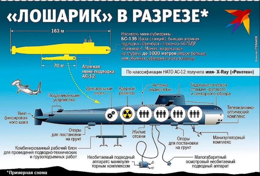 Подлодка лошарик характеристики фото и описание